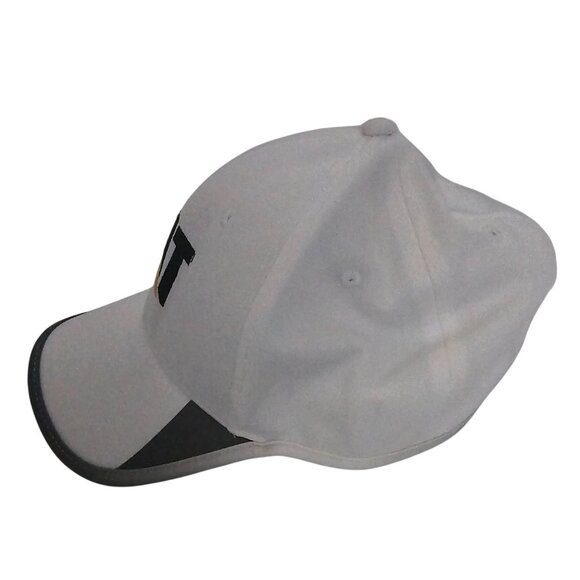 Caterpillar Men's White Adjustable Trademark CAT Logo Baseball Cap One Size - Picture 3 of 13